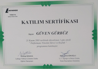 Sertifika - Koçluk Programı